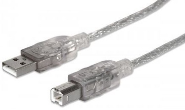 Laidas Manhattan USB to USB USB 2.0 A male, USB 2.0 B male, 1.8 m