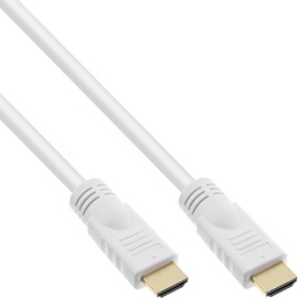 InLine High Speed HDMI Cable w/ Ethernet White 5m