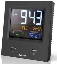 Hama Dual-USB Radio Alarm Clock