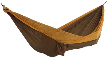 Ticket To The Moon Single Hammock Brown Yellow