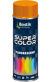 Aerosola krāsa Bostik Super Color Fluorescent, preču zīmes, oranža, 0.4 l