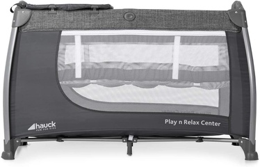 Hauck Play N Relax Center Travel Bed Melange Grey