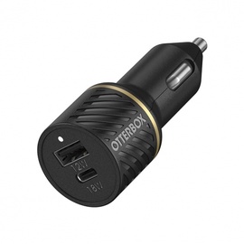 Зарядное устройство Otterbox Car Charger, USB/USB-C, черный
