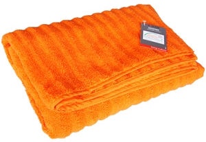 Verners Frotee Lines Pattern 70x140cm Orange