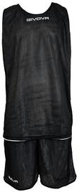 Givova Double Basketball Set Black White L