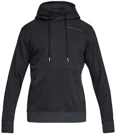 Under Armour Mens Pursuit Microthread Pullover Hoodie 1317416-001 Black M