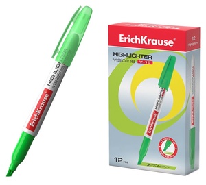 ErichKrause Visioline Highlighter V-15 12pcs Green