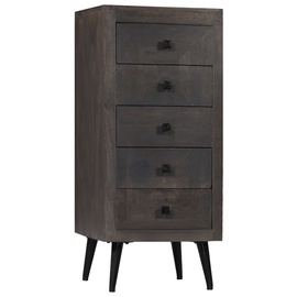 Гардероб VLX Solid Mango Wood, серый, 40 см x 40 см x 91 см