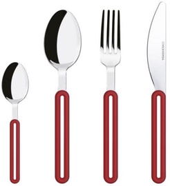 ViceVersa Offset Cutlery Set 24 Red