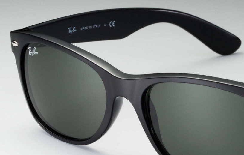 Akiniai nuo saulės kasdieniai Ray-Ban New Wayfarer Classic RB2132 901 52-18, 52 mm, juoda