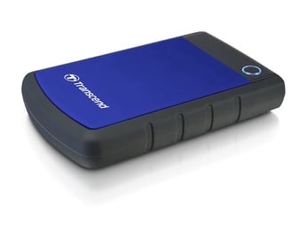 Жесткий диск Transcend StoreJet 25H3, HDD, 1 TB, синий/черный/фиолетовый