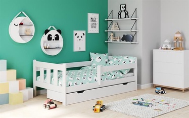 Bērnu gulta Marinella, balta, 164 x 88 cm