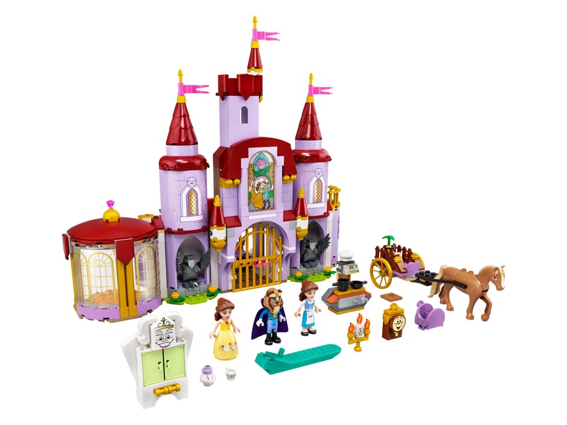 Konstruktors LEGO | Disney Princess™ Skaistule un Briesmoņa pils 43196, 505 gab.