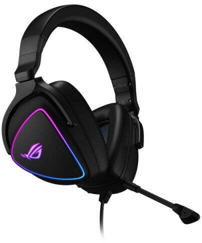 Ausinės Asus ROG Delta, juodos - Senukai.lt