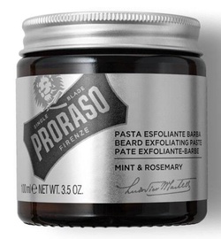 Bārdas kopšanas līdzeklis Proraso Exfoliating Beard Paste And Facial Scrub: Mint & Rosemary, 100 ml