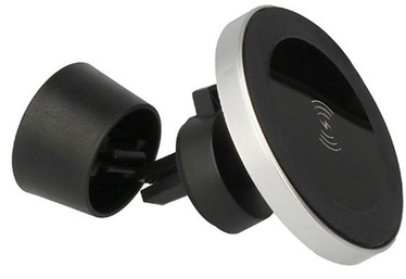 TakeMe Universal Car Holder With Wireless Fast Charger Black