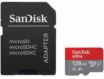 Карта памяти SanDisk Ultra Light, 128 GB