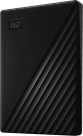 Cietais disks Western Digital My Passport 2019, HDD, 4 TB, melna