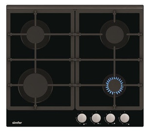 Dujinė kaitlentė Simfer H6.401.HGSSP Black
