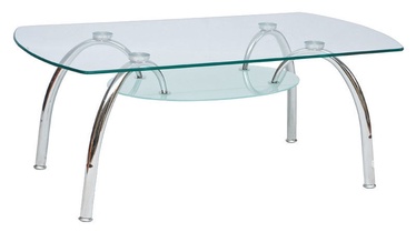 Kafijas galdiņš Signal Meble Arachne II Tempered Glass, 1200x600x440 mm