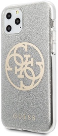 Guess Glitter Gradient 4G Logo Back Case For Apple iPhone 11 Pro Grey