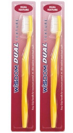 Wisdom Dual Texture Toothbrush M+H 2x
