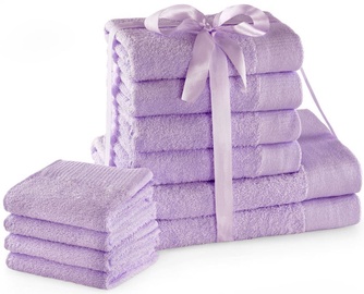 Полотенце для ванной AmeliaHome Amari 23865, светло-фиолетовый, 70 см x 140 см, 10 шт.