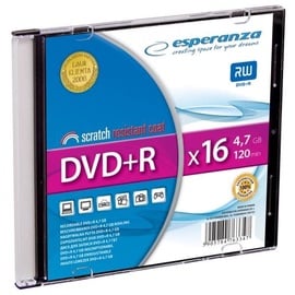 Esperanza 1119 DVD+R 16x 4.7GB Slim Jewel Case 200pcs