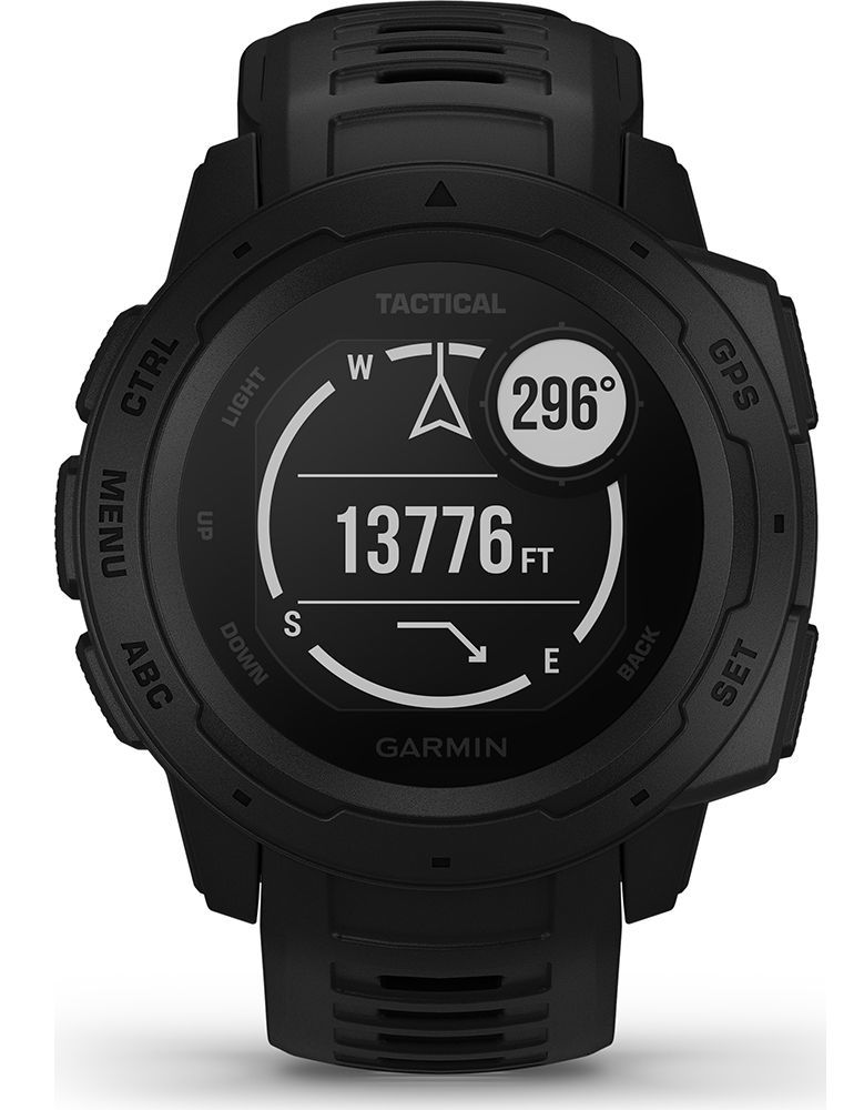 Išmanusis laikrodis Garmin Instinct Tactical Edition, juoda - Senukai.lt