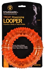 Starmark Treat Dispensing Looper M Orange