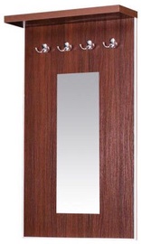 Bodzio Clothes Hanger With Mirror Bodziosystem Walnut