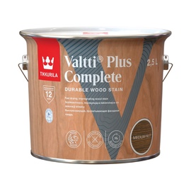 Пропитка Tikkurila Valtti Plus Complete, средний орех, 2.5 l
