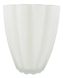 Lillepott, klaas, Ø 130 mm, valge