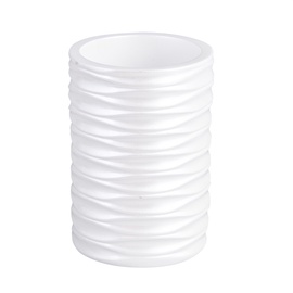 Стакан для ванной Domoletti BPO-1432 White, белый, 8 см x 11.2 см x 8 см