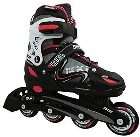 Sulov Ikki 2in1 Rollerblades Black/Red 35-38 (pažeista pakuotė)