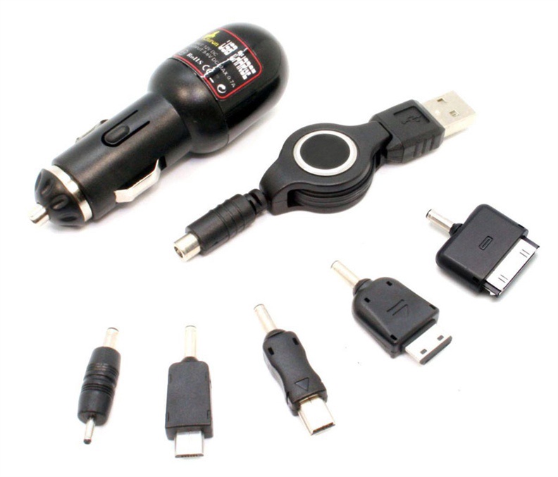 Комплект автомобильного зарядного устройства J780048, USB