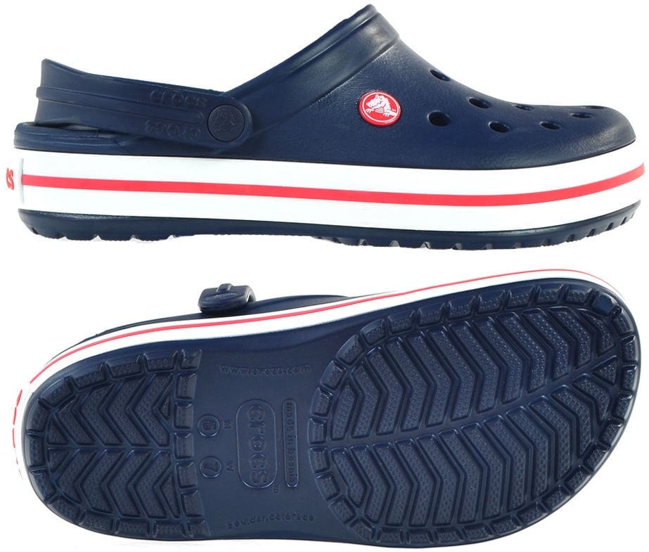 crocs crocband navy blue