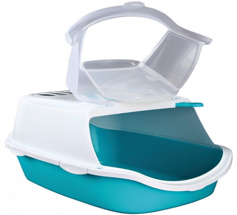 Кошачий туалет Trixie Vico Easy Clean 40345, прозрачный, закрытый, 560 x 400 x 400 мм