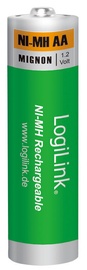 Uzlādējamās baterijas Logilink, AA, 2500 mAh, 4 gab.