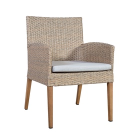 Садовый стул Home4You Henry Beige, 56x62x85 см