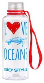 Бутылочка Gio'Style Love ocean, красный, тритан, 0.500 л