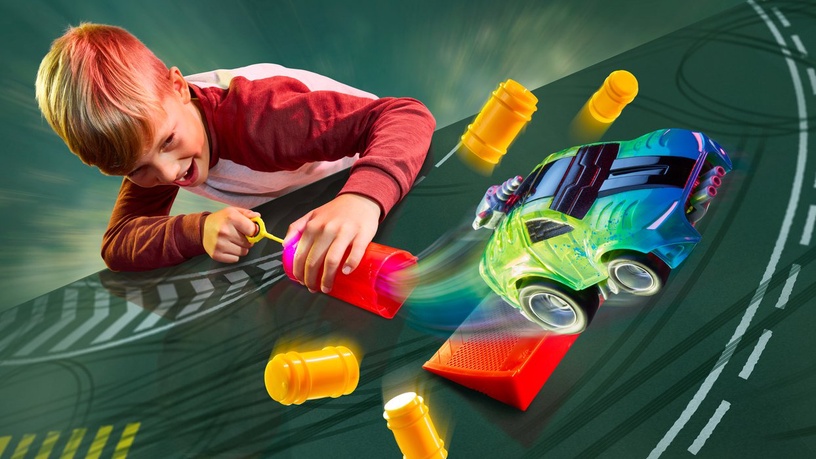 Transporta rotaļlietu komplekts Zuru Boom City Racers Starter Pack 1150761, sarkana