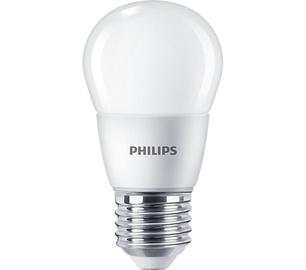 Spuldze Philips LED, P48, auksti balta, E27, 7 W, 806 lm