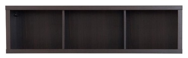 Seinariiul Black Red White Kaspian, must, 143.5x30.5x40 cm