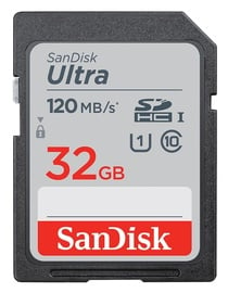 Atmiņas karte SanDisk Ultra, 32 GB