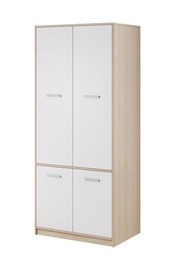 Skapis WIPMEB Tulia Sonoma Oak/White, 83.4x55.3x195 cm