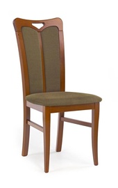 Стул для столовой Halmar Hubert2 Dark Walnut/Torent Beige