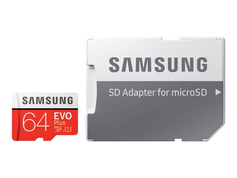 Atminties kortelė Samsung MICRO SDXC C10 EVO+, 64 GB