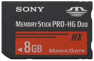 Sony 8GB Memory Stick PRO-HG Duo HX