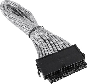 BitFenix 24-Pin ATX 30cm Extension Cable Silver/Black